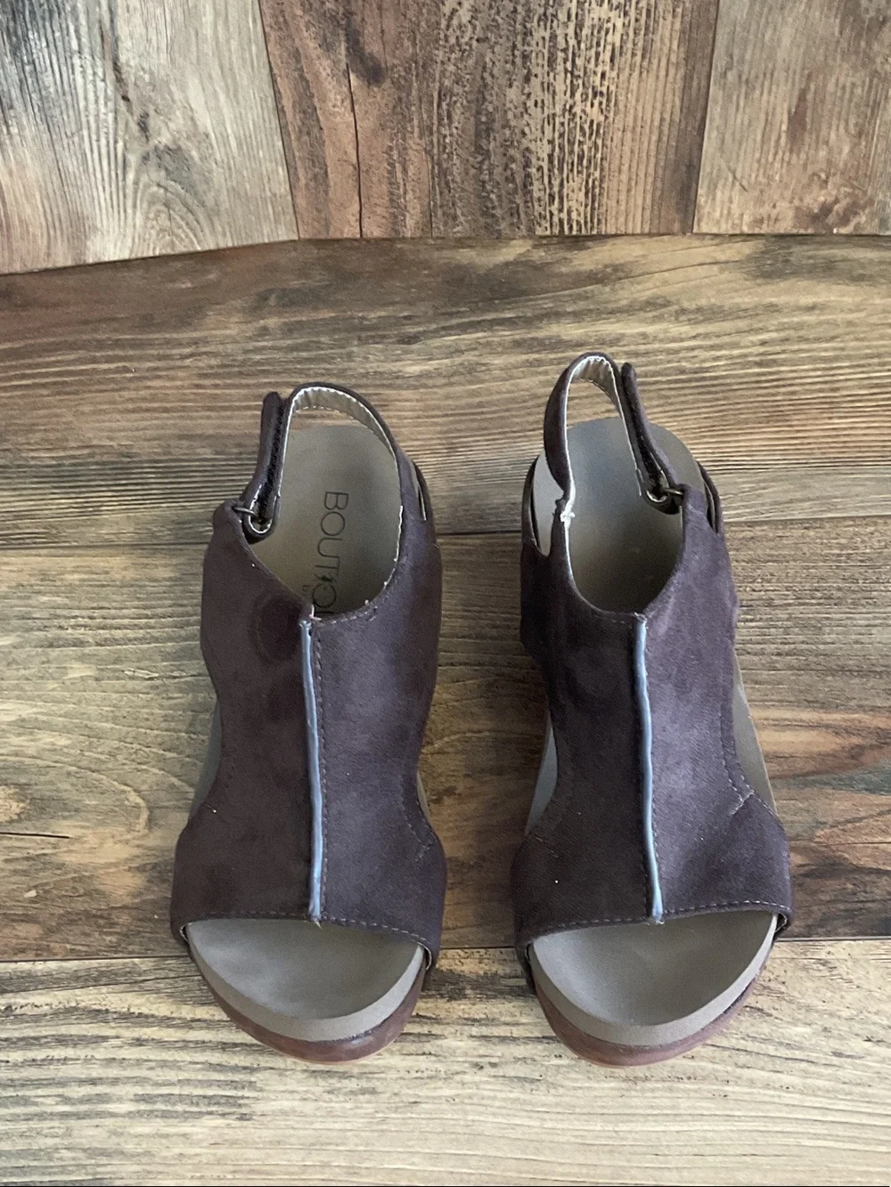 Boutique by Corky's Carley Wedge Sandals 7